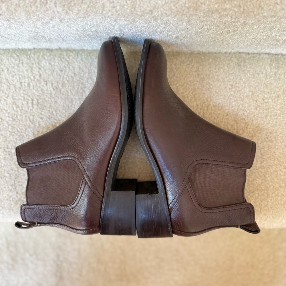Cole Haan Cassie Ankle Bootie Dark Brown Size 9B - Picture 6 of 9